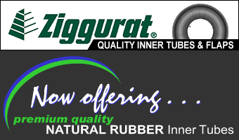 Ziggurat Quality Inner Tubes & Flaps: Now offering Premium Quality Natural Rubber Inner Tubes!